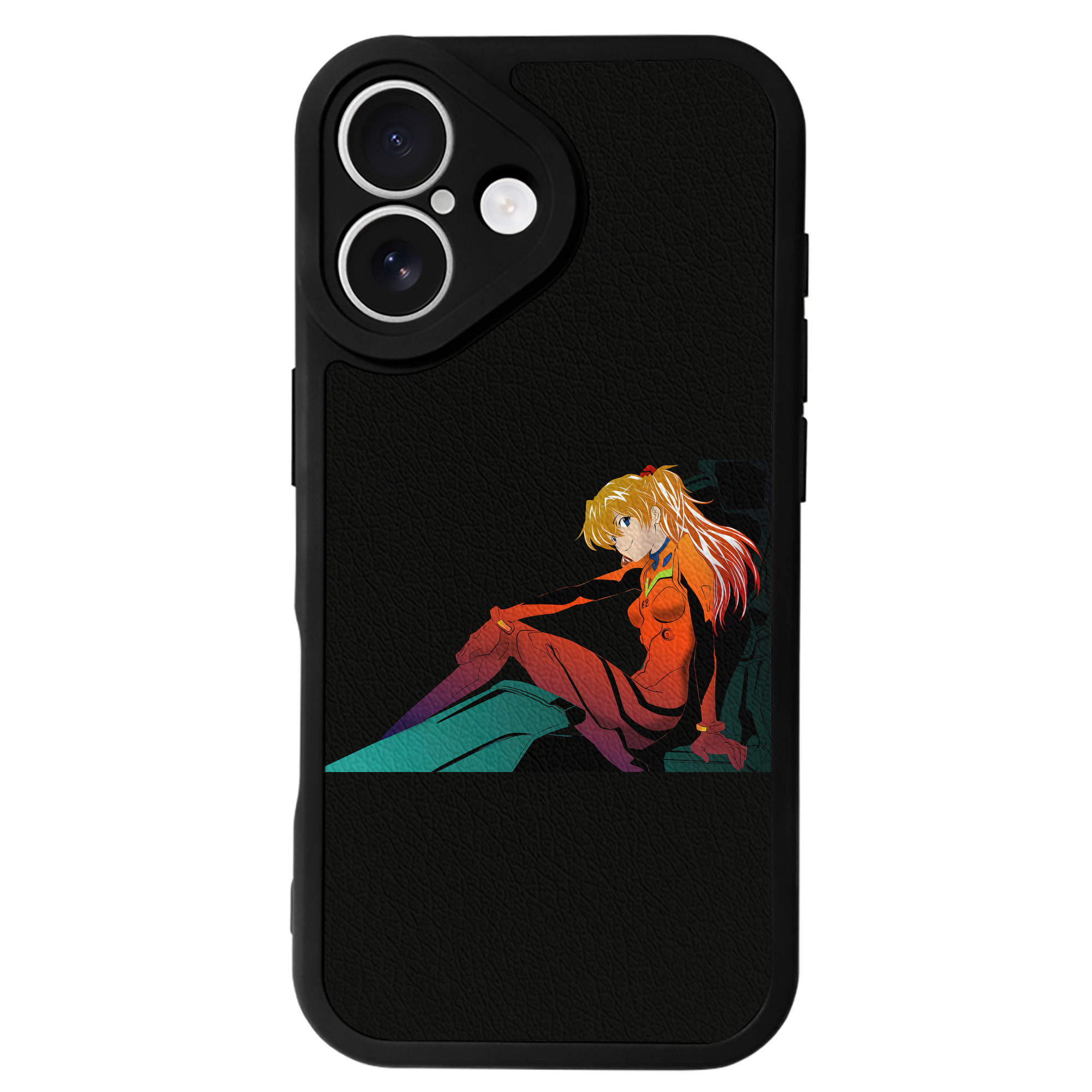 （画像用） EVA 新世紀エヴァンゲリオン 【iPhone 16シリーズ対応】シリコンスマホケース（レザー調） 材質：シリコン